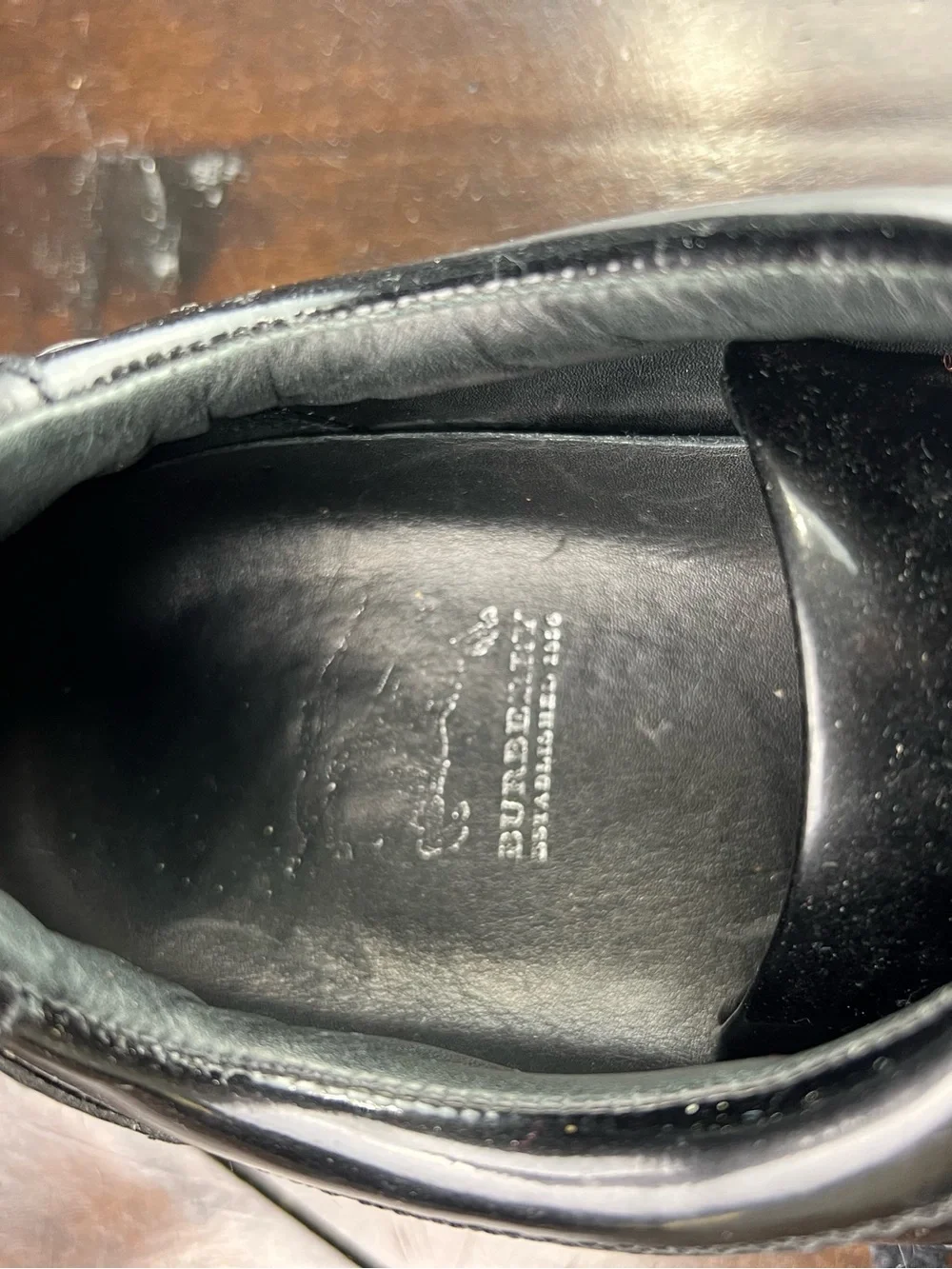 Burberry Black Leather Loafers - Picture 8 of 11